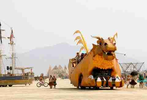 parade at burning man
