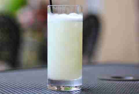 Ramos Gin Fizz at Heidi's in Minneapolis, Minnesota.