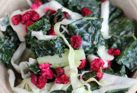 Kale and cabbage slaw at Honey Butter Fried Chicken in Avondale