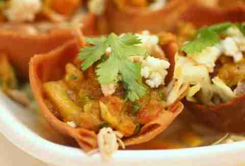 Mini Taco Salad at Serendipity