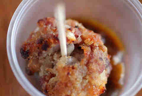 Great Balls of Bacon at the Bacon Takedown at Lincoln Hall