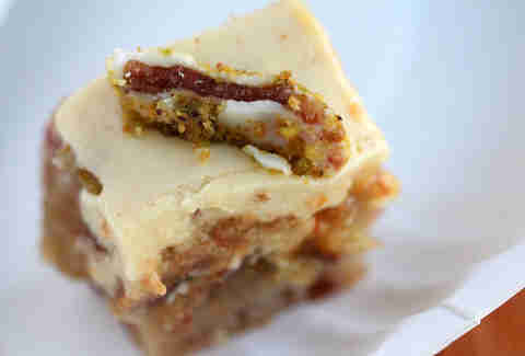 Apple maple bacon parfait at the Bacon Takedown at Lincoln Hall