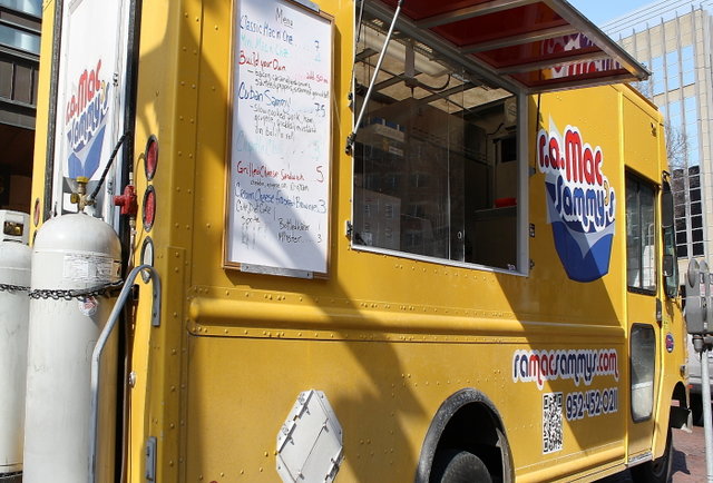 Smothered noodles from a <strike>dorm</strike> truck