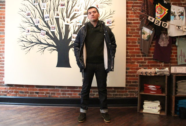 Must-have Fall Threads, modeled by Drew Lazor, curated by AITA