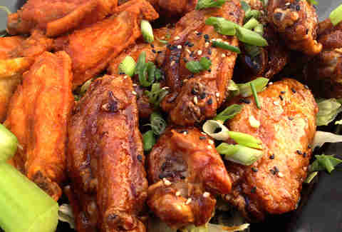 The wings at Scores Atlantic City