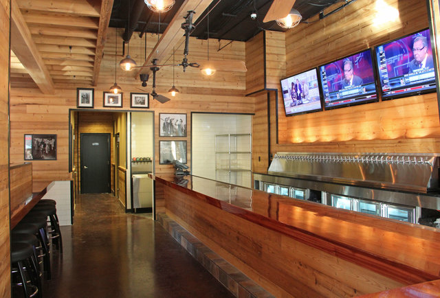 40 drafts in a downtown saloon