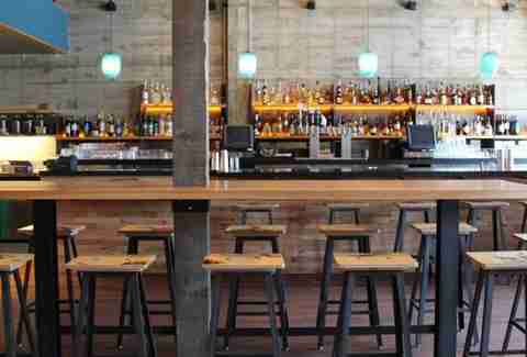 The bar at Comal