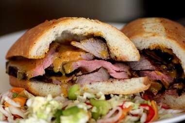 Santa Maria Tri-Tip Steak Sandwich, Memphis Minnie's SF