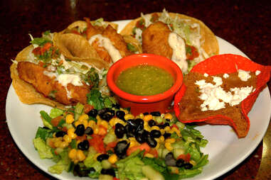 Fish Tacos from Outcast Grill