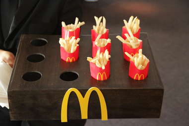 McDonald's Fries as passed appetizers
