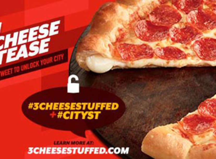 New Pizza Hut stuffed crust with three cheeses - Thrillist Nation