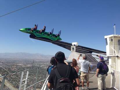 Stratosphere roller coaster