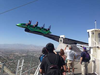 stratosphere hotel roller coaster