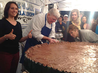 Village Chocolate Shoppe giant peanut butter cup