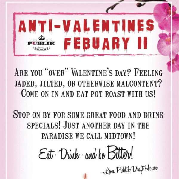 Anti Valentines Day Party Drink Thrillist Atlanta