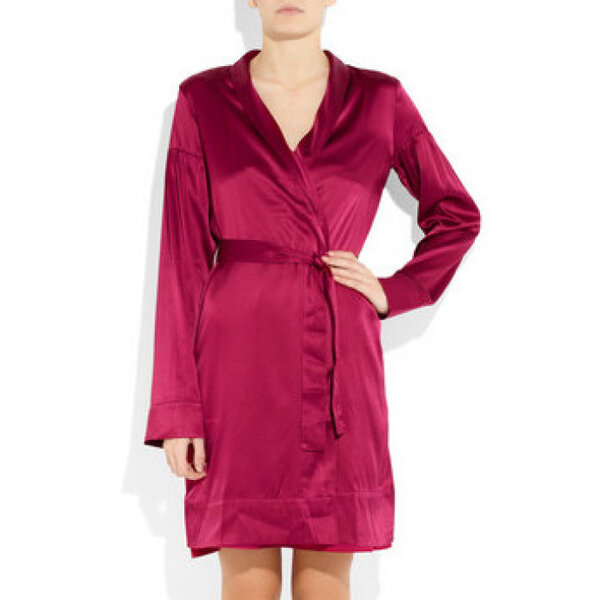 Burberry Brit Silk-Satin Robe - Own - Thrillist Nation