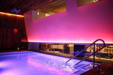 Indoor pool at Room Mate Grace in NYC