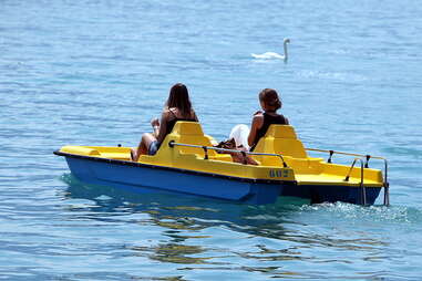 pedal boating