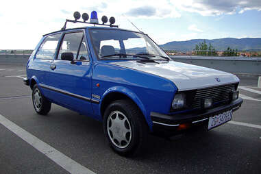 yugo cop car