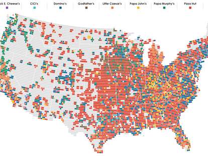 Local Pizza Places - Map Showing Closest Pizza Chain Location to ...