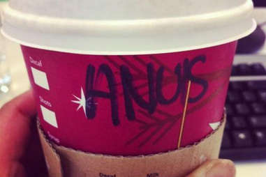 Misspelled Starbucks Ann-Louise
