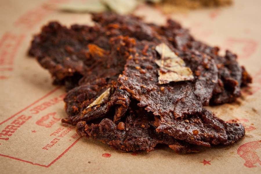 Filet mignon jerky Three Jerks Jerky Thrillist Nation