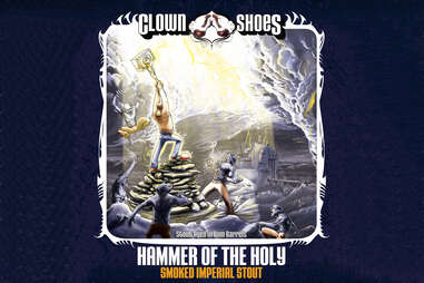 Clown Shoes Hammer of the Holy beer