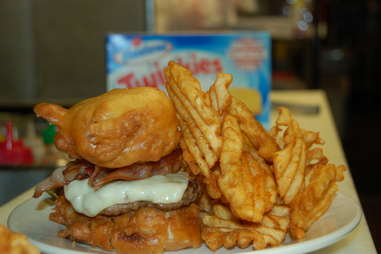 pyt deep fried twinkie burger philadelphia