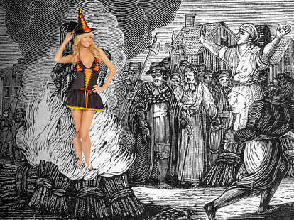 witch burning