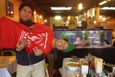 Sriracha bottle costume