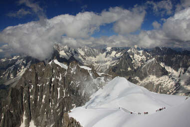 Snow-capped mountains