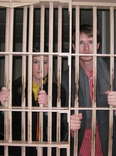 Couple in a prison cell