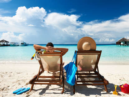 couple on a beach