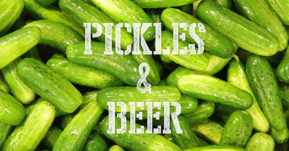 The Pickle Shack Dogfish Head and Brooklyn Brine invent the beer and