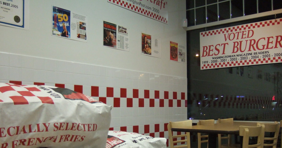 Five Guys Burgers & Fries History and Facts Thrillist