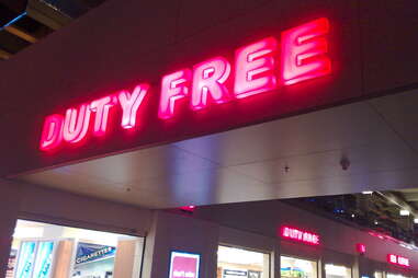 Duty Free Sign