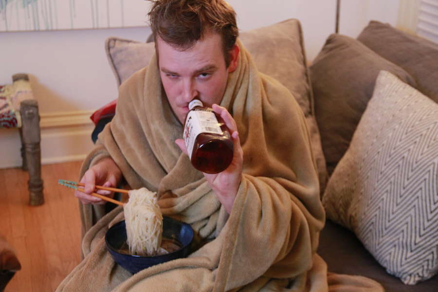 How to beat a cold by eating pizza and drinking whiskey - Thrillist Nation