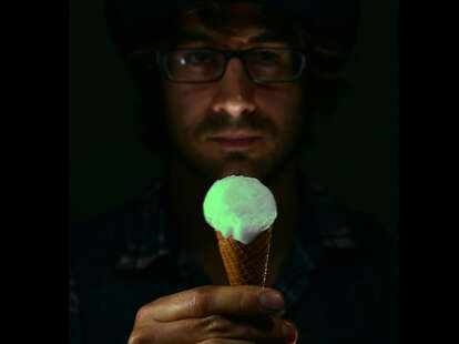 Glow in the dark ice cream jellyfish protein