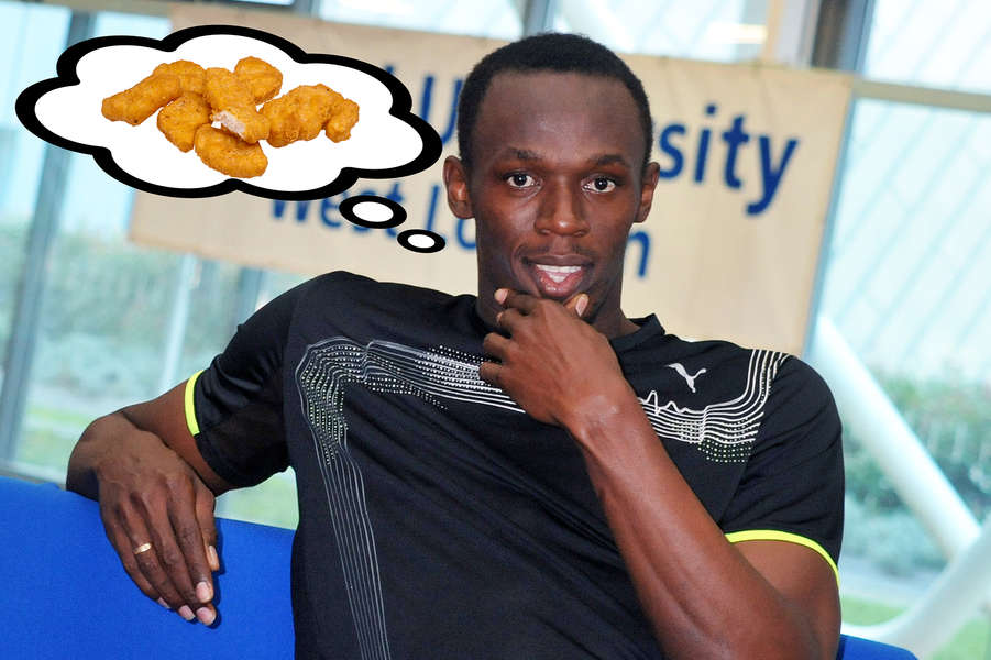 1000 Chicken McNuggets fueled Usain Bolt