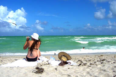 Girl on beach