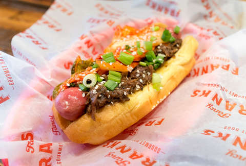 fancy franks toronto dogs gourmet street friendly dolled meat gets thrillist rene suen