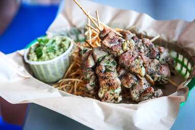 Cilantro Lime Chicken Satay Coin Op San Diego