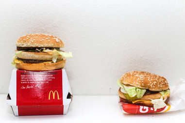 Big Mac and Big King packaging