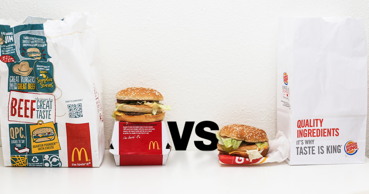 Big Mac vs Big King Which is Burger is Better McDonald's Big Mac or Burger King's Big King