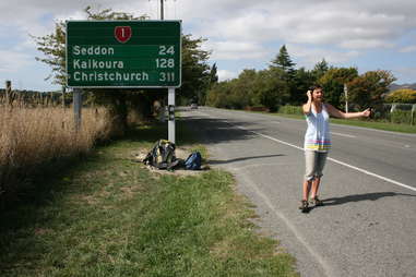 new zealand hitchhiking