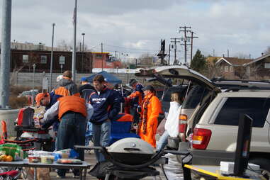 Denver Broncos tailgate