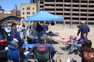 Cleveland Browns tailgate