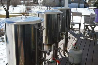 Brewing vats