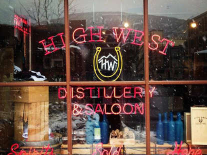 high west neon sign