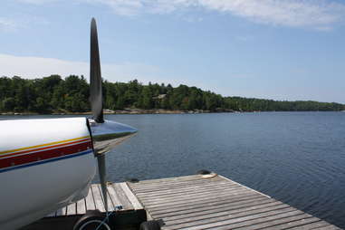 plane at dock